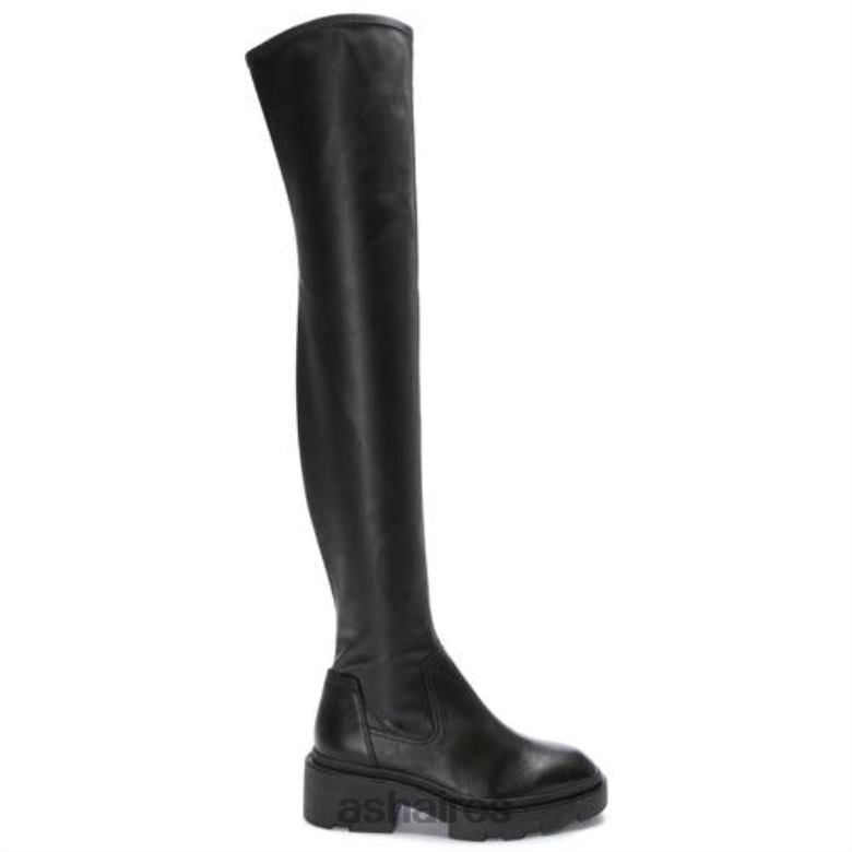 Botas Negras Para Mujer Botas Hasta Rodilla Aigle Con Forro De Pelo  Mujer, Color Negro Botas De Montar A Caballo Mujer